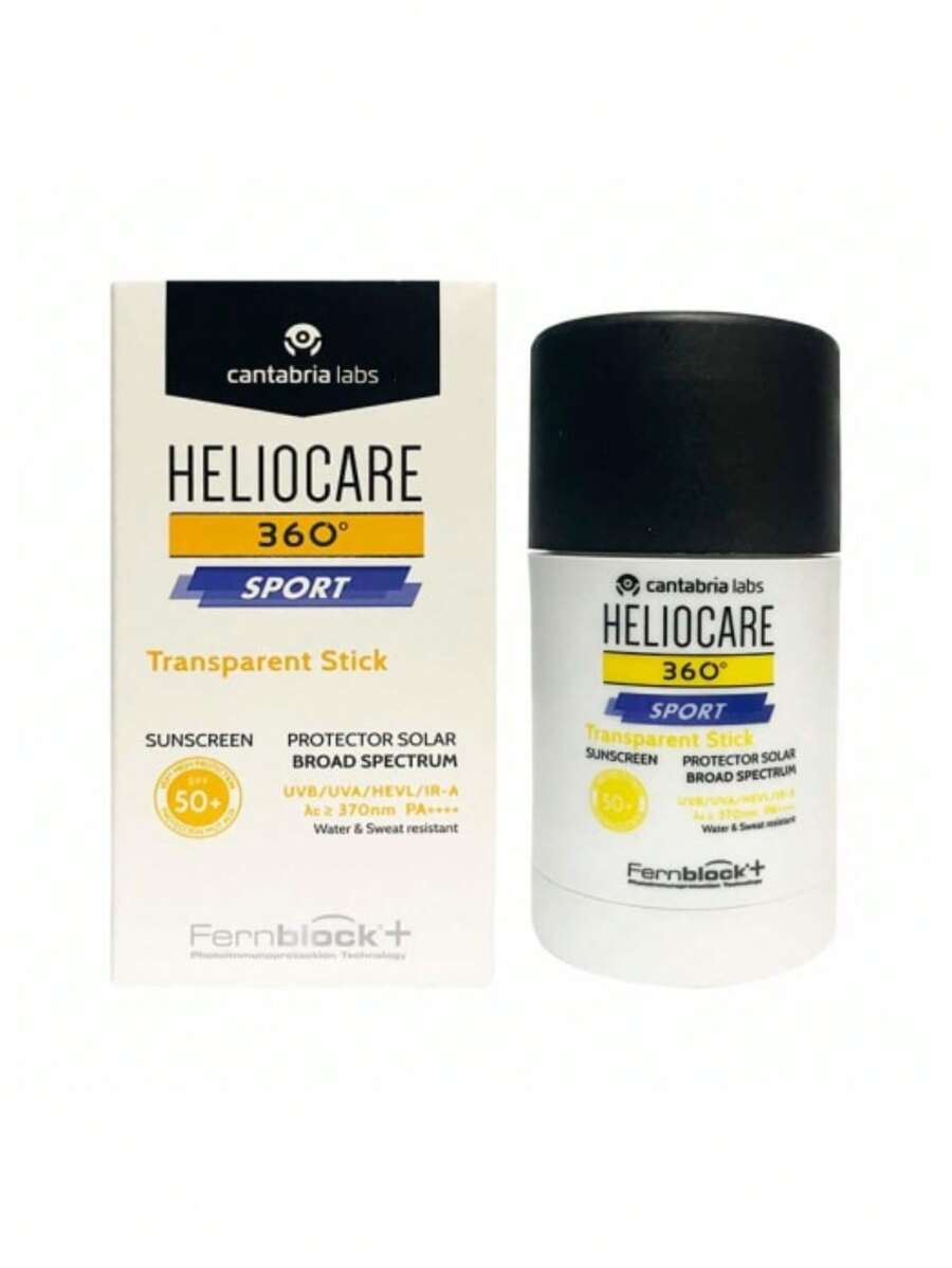Heliocare 360° Sport Transparent Stick Protector Solar FPS50 con 25 gr - Blanco - Ver 1