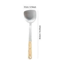 3pcs Heat-resistant Stainless Steel Kitchen Utensil Set Including Ladle, Slotted Spatula, Soup Spoon - Silver - View 7