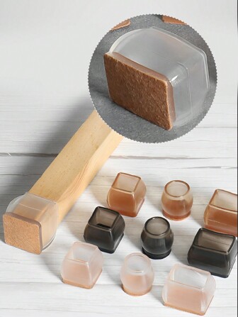 4入组/套耐刮擦椅子腿帶毛氈