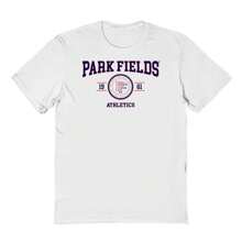 Park Fields Lock Up Graphic Unisex Cotton Short-Sleeve T-Shirt - trắng - Xem 3