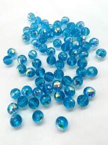 1 Strand Aaa Grade 6/8/10mm Electroplated Imported Ab Coated 96-facet Glass Crystal Beads For Handmade Diy Jewelry