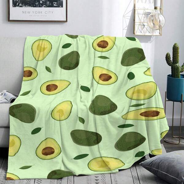 Green Avocado Shaped Bedroom/office Rug SHEIN USA