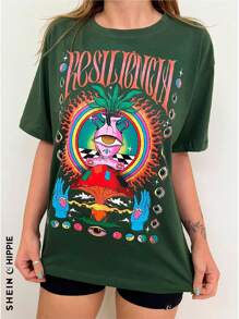 Camiseta Resiliência - Verde natal - Verde Escuro - Visão 5