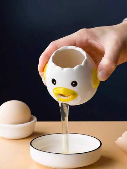 1 Pieza Separador De Clara De Huevo Herramienta Creativa Y Linda Para Filtrar Yema De Huevo