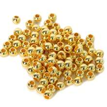 602入套馬眼珠套件,包括100/200入塑料馬眼珠10x12 Mm和500入迷你橡皮筋柔軟彈性帶,2入快速穿珠器,適用於女性和女孩的辮子或髮辮黃金款