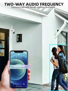 8MP 5MP 3MP 2MP 高清 1080P，双频 2.4G+5GWIFI 和 2.4GWIFI 可选配置室外室内摄像机、无线 WIFI 摄像机、监控摄像机、PTZ 摄像机、智能室外室内 PTZ 监控摄像机 - 白色 - 查看 5