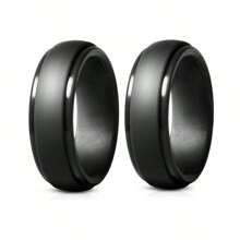 1/2/6 Anillo de boda de silicona cómodo - Flexible, adecuado para un estilo de vida activo