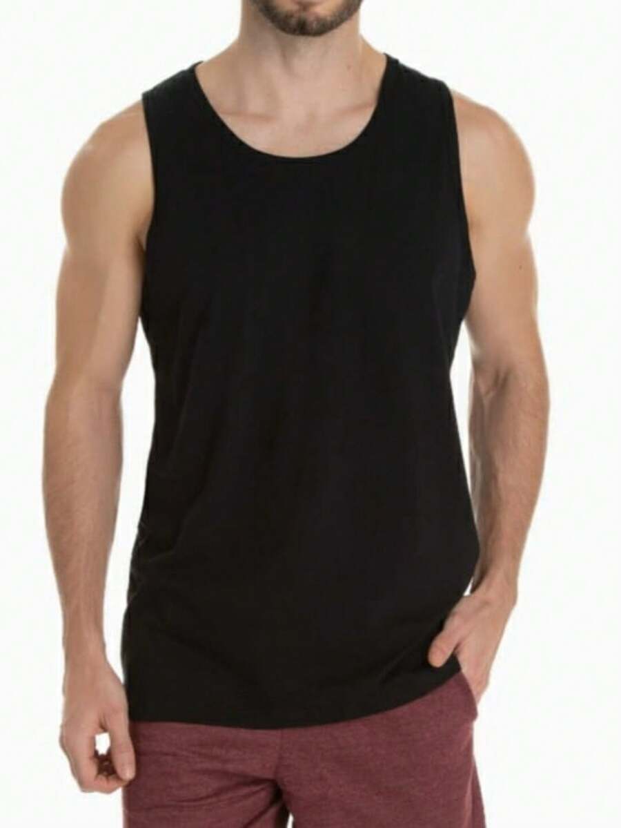 Men Tank Tops - màu đen - Xem 1