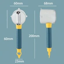 1pc Fruit And Vegetable Peeler With Storage Box - Multicolor - View 6