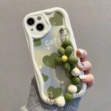 1入組液體3d綠色手環tpu手機殼,適用於iphone 15 Pro Max/14 Pro - 彩色 - 查看 3