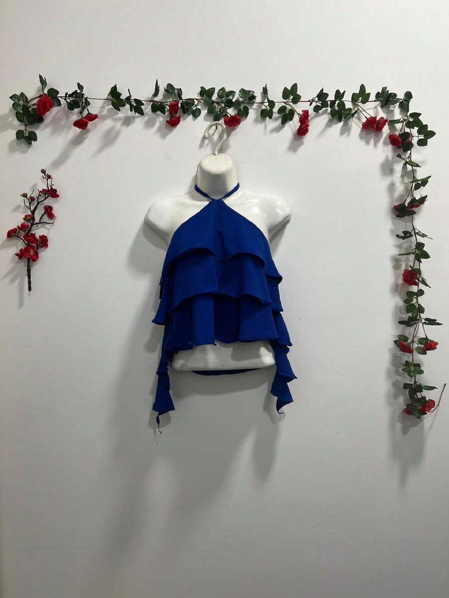 Women Tank Tops & Camis - azul real - Ver 1