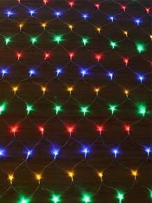 Red Malla Serie Luz con 192 LED Decorativa Multicolor 3x2metros