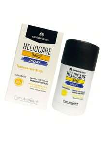 Heliocare 360° Sport Transparent Stick Protector Solar FPS50 con 25 gr - Blanco - Ver 2