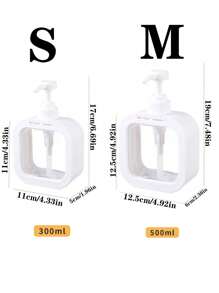 1 pack Shampoo Dispenser - Refillable Shampoo and Conditioner Bottles   Modern Shampoo Bottles for Shower Soap - Empty Shampoo Conditioner Body Wash Dispenser Set - Bathroom