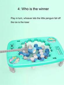 1入套冰塊拼圖遊戲,附推棒 - 拯救企鵝 - 藍白色 - 查看 9