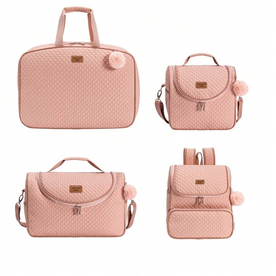 Diaper Bags - Màu hồng gỉ - Xem 1