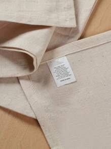 45*45cm 日常及婚礼亚麻餐巾（10件套） - 米色 - 查看 5