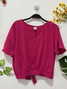 Women Tops - Màu Hồng Tươi - Xem 2