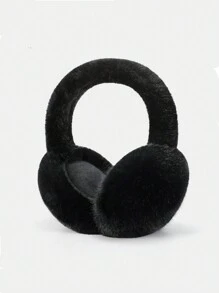2pcs Women's Foldable Warm Ear Muffs With Noise Reduction For Autumn And Winter - Multicolor - View 2