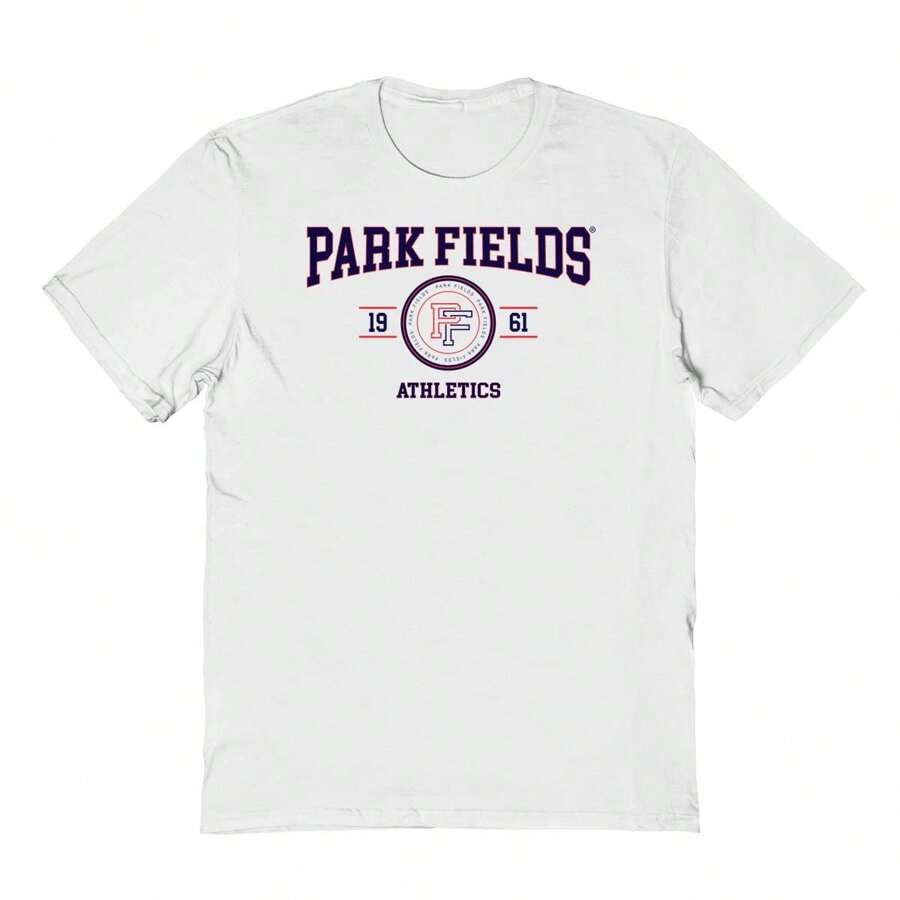 Park Fields Lock Up Graphic Unisex Cotton Short-Sleeve T-Shirt - trắng - Xem 1
