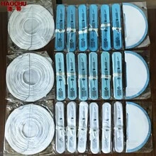 24入組白色紙燈籠蜂窩球扇形花派對套裝,適用於嬰兒淋浴、兒童生日、婚禮裝飾、背景牆、戶外聚會和diy工藝等。