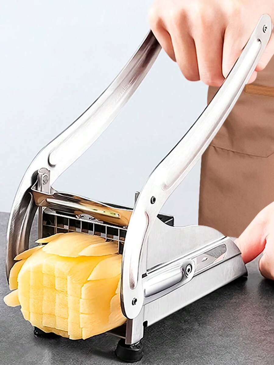 Stainless Steel French Fry Cutter Potatoes Cucumber Slicer Kitchen Hand