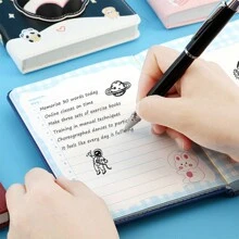 1pc Decompression Notebook, Cute Cartoon Creative Student Agenda For Girls - Pink - View 5