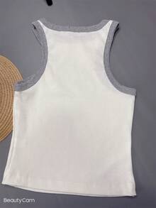 Women Tank Tops & Camis - 白色 - 查看 2