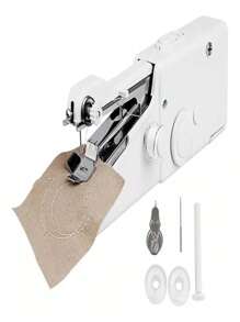 Mini Maquina Coser Manual Portatil Electrica Viaje Bolsillo - Blanco - Ver 1