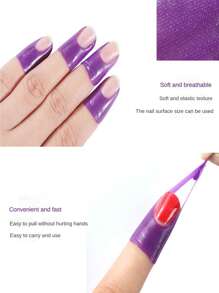 6入組女士指甲油保護貼,防止指甲油溢出的u型指甲皮膜,適用於美甲 - 彩色 - 查看 5