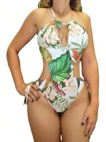 Vila Beach Wear Women One-Pieces - trắng - Xem 3