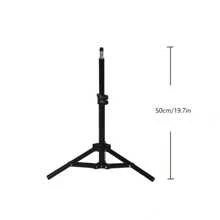 10-inch Led Light Panel For Live Streaming/video Recording With 50cm Triangle Support Stand, Square Beauty Lighting For Indoor Professional Photography