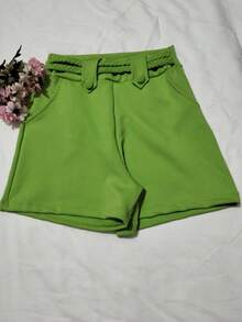 Women Shorts - màu xanh lá - Xem 1