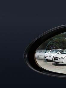 2pcs Car Rearview Mirror Anti-rain Film Anti-fog Film Waterproof Protective Sticker - Clear - View 2