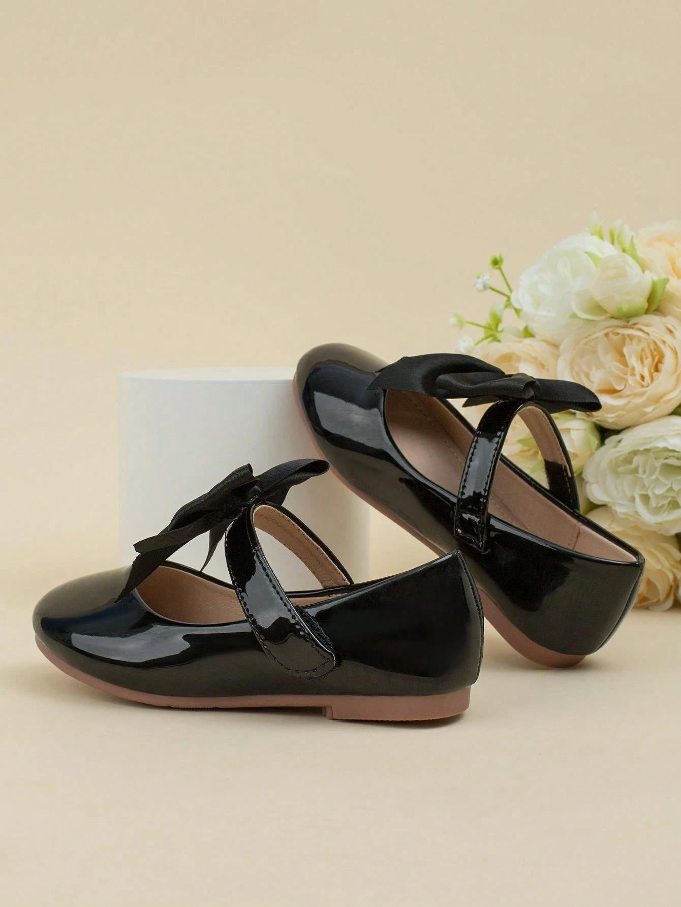 Chaussures Ballerine Bébé EraAja - Mignonnes à Nœud, Confortables, Pour Baptême Ou Fête