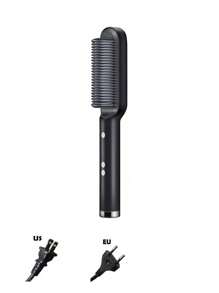 Ionic Hair Straightener Comb, Heat Up Quickly, Dual-purpose Hair Curler And Straightener Without Damaging Hair