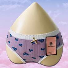 Calzones para Mujer, 3 piezas de Ropa Interior con estampado Floral y Moño. - Multicolor - Ver 9