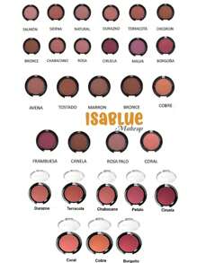Rubores Individuales - Bissú tono 19 malva - Multicolor - Ver 2