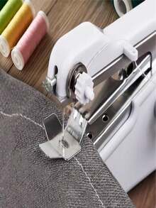 Mini Maquina Coser Manual Portatil Electrica Viaje Bolsillo - Blanco - Ver 2
