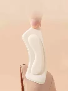 2pcs Breathable Heel Cushions With Back Heel Insert, Prevent Slipping In High Heels