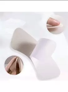 2pcs Breathable Heel Cushions With Back Heel Insert, Prevent Slipping In High Heels