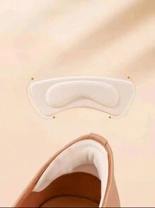 2pcs Breathable Heel Cushions With Back Heel Insert, Prevent Slipping In High Heels
