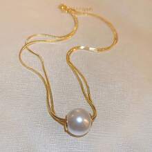 Collar De Perlas - Amarillo Oro - Ver 6