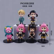 Figuras de acción, 6 unidades/juego, dibujos animados de Anya, Forger, Yor, Forger, Twilight