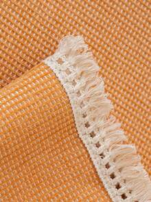 1 件通用簡約現代沙發套、靠背套、靠墊套,四季可選 - 橘色 - 查看 5