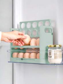 3 Capas/30 Rejillas Para Huevos Para Refrigerador, Huevera Para Refrigerador, Cajón Para Huevos Para Refrigerador, Caja De Almacenamiento De Huevos Frescos Para Nevera