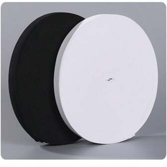1roll/10m Black Knitted Elastic Band Wholesale For Sewing Crafts, Flat Elastic Cord With High Stretch And Comfortable Feel