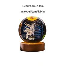 白羊座星座裝飾水晶球 - 彩色 - 查看 6