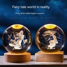 白羊座星座裝飾水晶球 - 彩色 - 查看 1