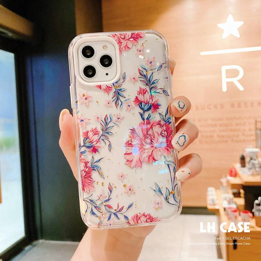 FUNDA PROTECTOR CARCASA PARA MOVIL TELEFONO CELULAR CON DISEÑO SAMSUNG - FLOR MORADA - Ver 1